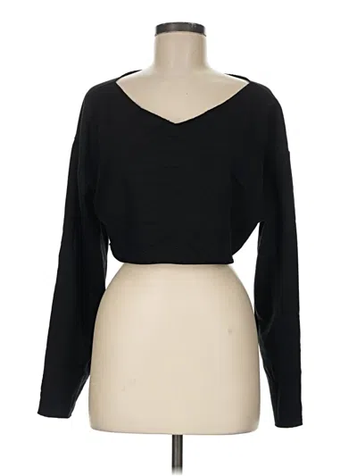 Pre-owned Shein Pullover Sweater In Black
