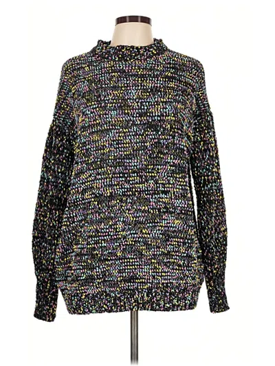 Pre-owned Shein Pullover Sweater In Black
