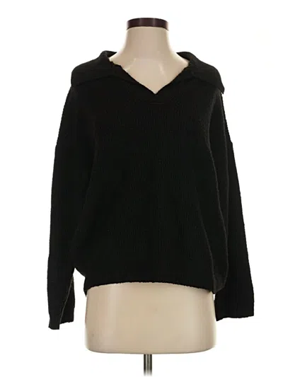 Pre-owned Shein Pullover Sweater In Black