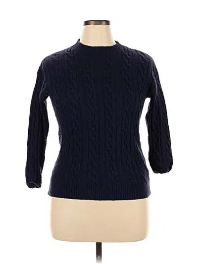 Pre-owned Shein Pullover Sweater In Blue