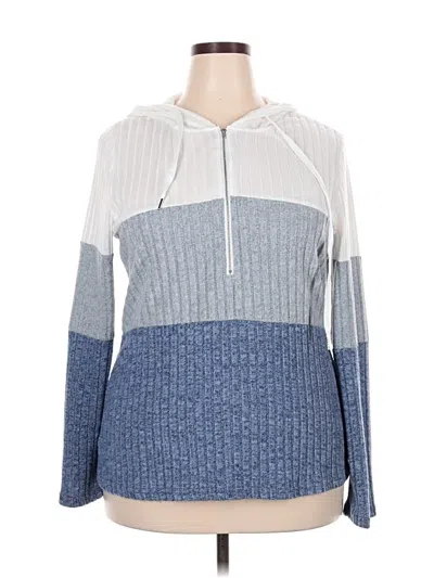 Pre-owned Shein Pullover Sweater In Blue