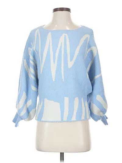 Pre-owned Shein Pullover Sweater In Blue