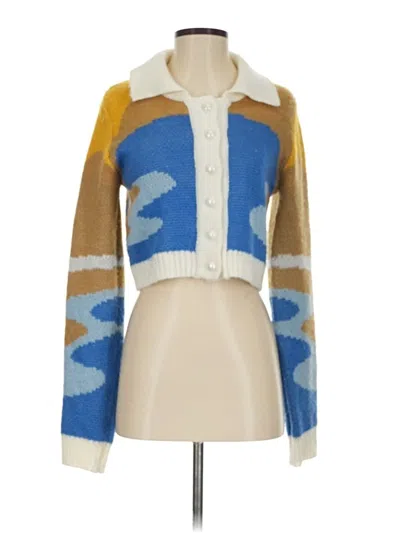 Pre-owned Shein Pullover Sweater In Blue