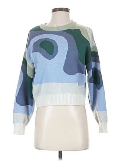 Pre-owned Shein Pullover Sweater In Blue
