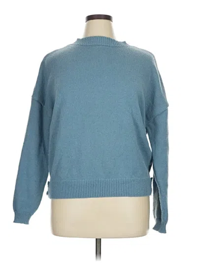Pre-owned Shein Pullover Sweater In Blue