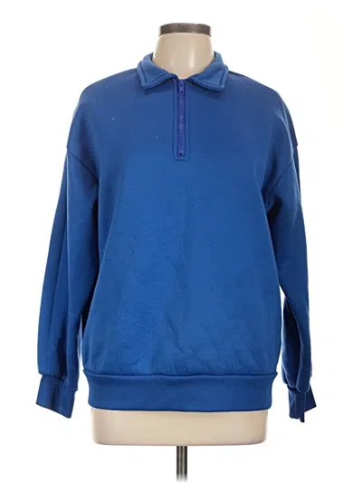 Pre-owned Shein Pullover Sweater In Blue