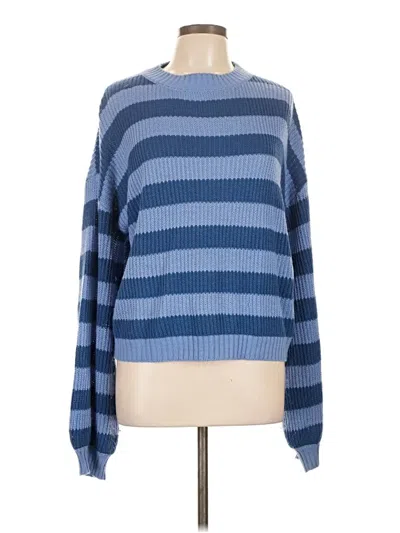Pre-owned Shein Pullover Sweater In Blue