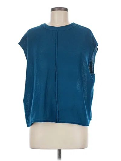 Pre-owned Shein Pullover Sweater In Blue
