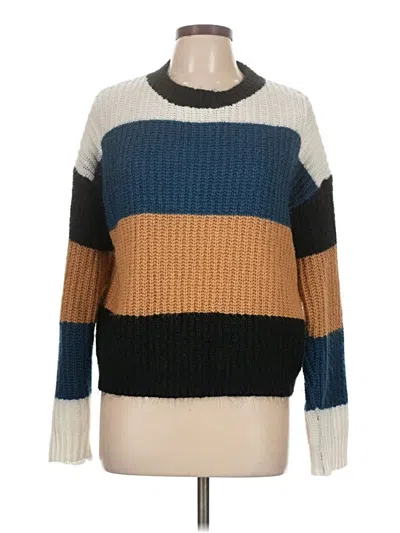 Pre-owned Shein Pullover Sweater In Blue