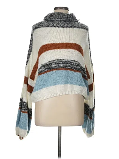 Pre-owned Shein Pullover Sweater In Blue