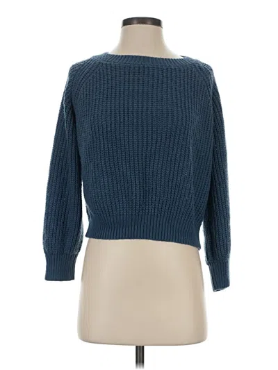 Pre-owned Shein Pullover Sweater In Blue