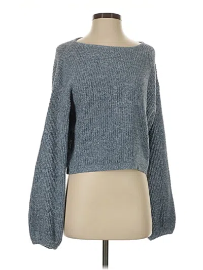 Pre-owned Shein Pullover Sweater In Blue