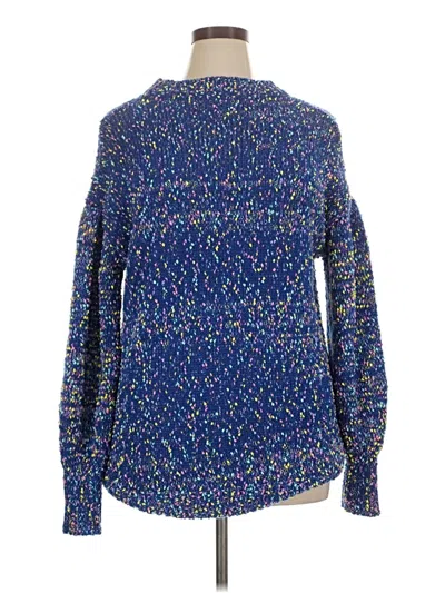 Pre-owned Shein Pullover Sweater In Blue