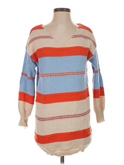 Pre-owned Shein Pullover Sweater In Blue