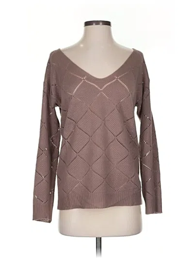 Pre-owned Shein Pullover Sweater In Brown