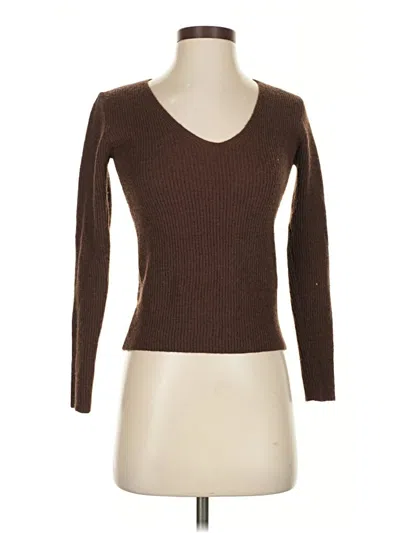 Pre-owned Shein Pullover Sweater In Brown