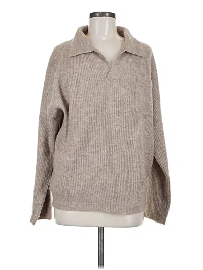 Pre-owned Shein Pullover Sweater In Brown