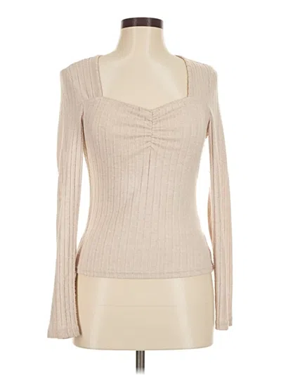 Pre-owned Shein Pullover Sweater In Brown