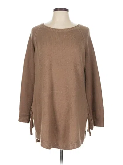 Pre-owned Shein Pullover Sweater In Brown