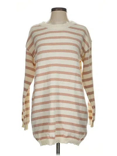 Pre-owned Shein Pullover Sweater In Brown