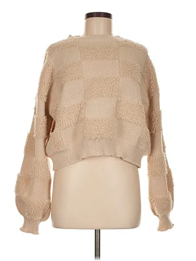 Pre-owned Shein Pullover Sweater In Brown