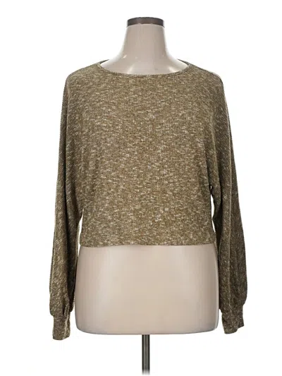 Pre-owned Shein Pullover Sweater In Brown