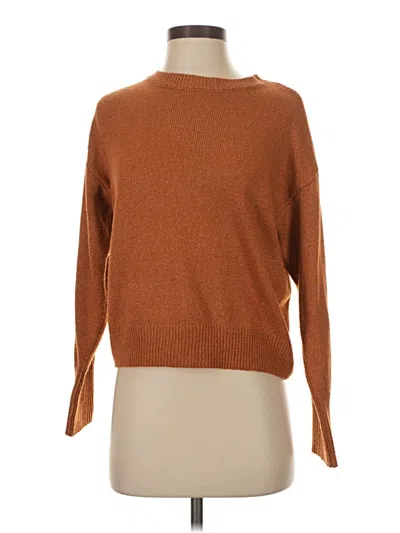 Pre-owned Shein Pullover Sweater In Brown