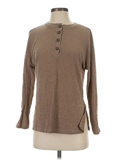 Pre-owned Shein Pullover Sweater In Brown