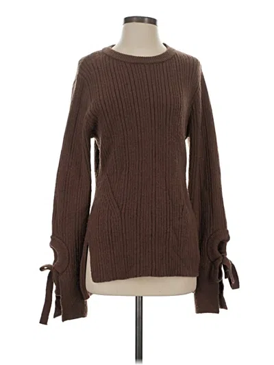 Pre-owned Shein Pullover Sweater In Brown