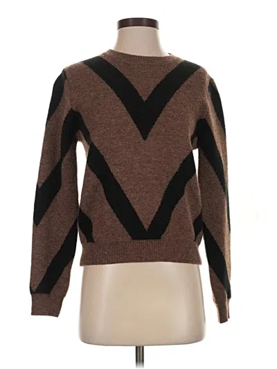 Pre-owned Shein Pullover Sweater In Brown