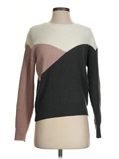 Pre-owned Shein Pullover Sweater In Brown