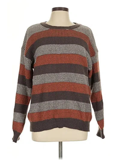 Pre-owned Shein Pullover Sweater In Brown