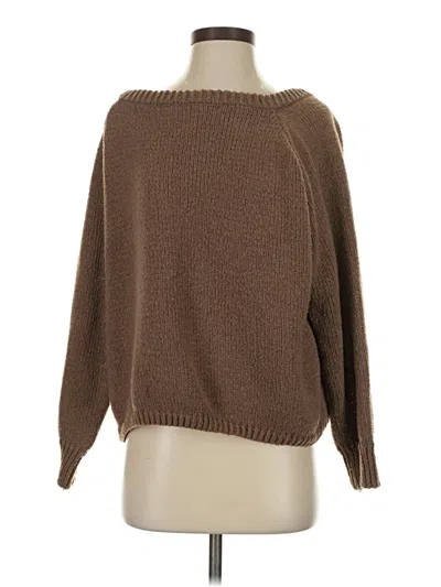 Pre-owned Shein Pullover Sweater In Brown
