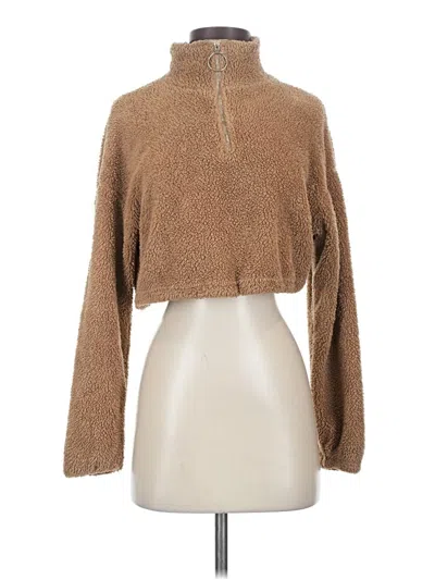 Pre-owned Shein Pullover Sweater In Brown