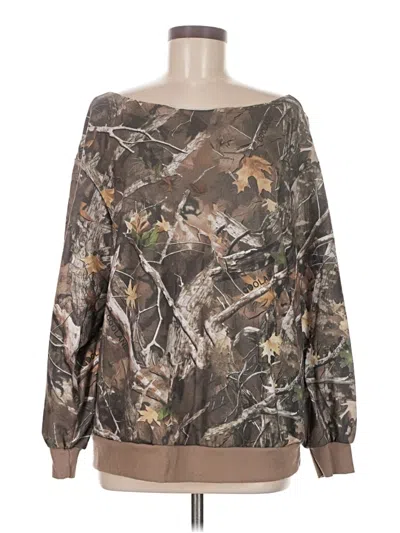 Pre-owned Shein Pullover Sweater In Brown