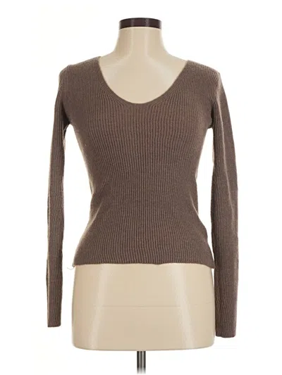 Pre-owned Shein Pullover Sweater In Brown