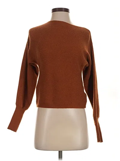 Pre-owned Shein Pullover Sweater In Brown