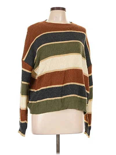 Pre-owned Shein Pullover Sweater In Brown