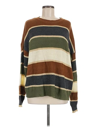 Pre-owned Shein Pullover Sweater In Brown