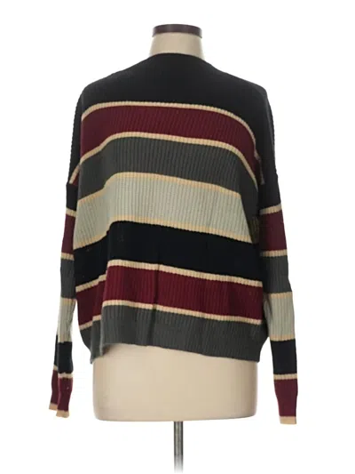 Pre-owned Shein Pullover Sweater In Burgundy