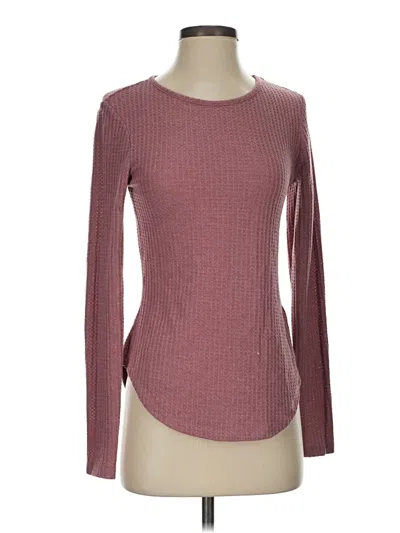 Pre-owned Shein Pullover Sweater In Burgundy