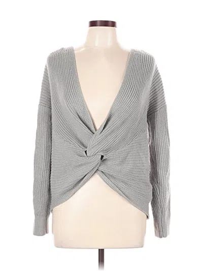 Pre-owned Shein Pullover Sweater In Gray