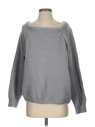 Pre-owned Shein Pullover Sweater In Gray