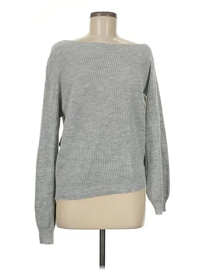 Pre-owned Shein Pullover Sweater In Gray