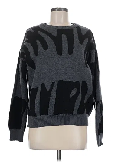 Pre-owned Shein Pullover Sweater In Gray