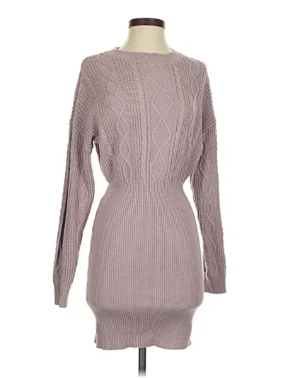 Pre-owned Shein Pullover Sweater In Gray