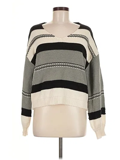 Pre-owned Shein Pullover Sweater In Gray
