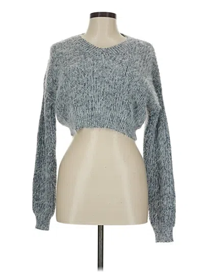 Pre-owned Shein Pullover Sweater In Gray