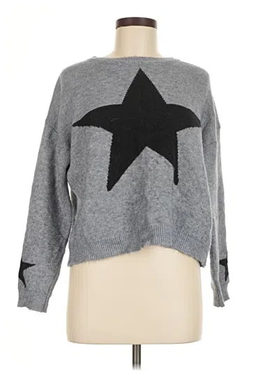 Pre-owned Shein Pullover Sweater In Gray
