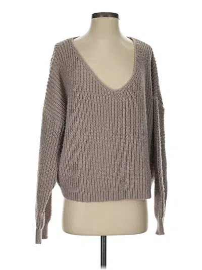 Pre-owned Shein Pullover Sweater In Gray